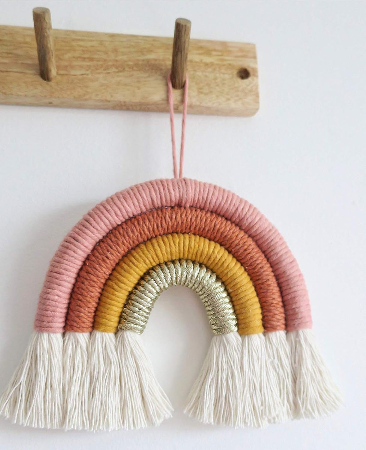 Rainbow Wall Decor - Handmade Macrame