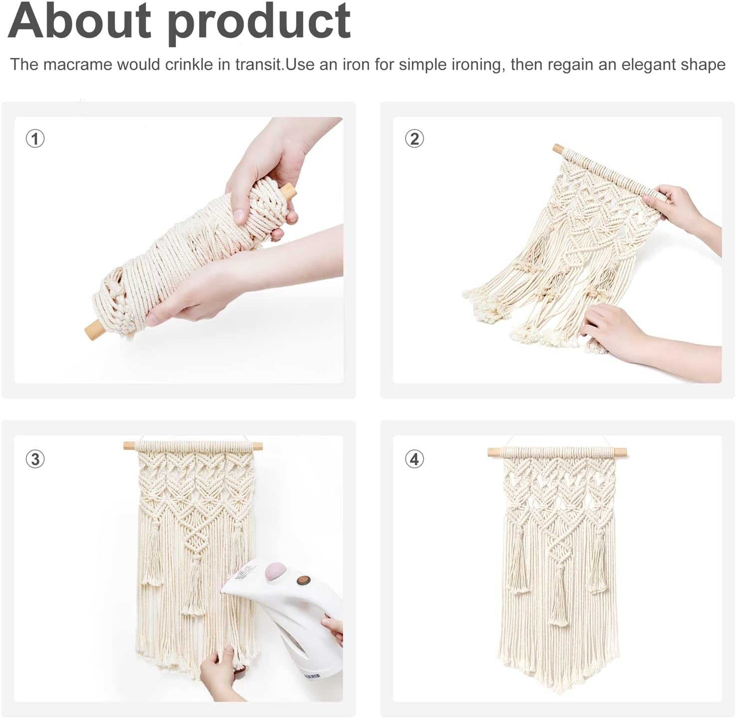 Macrame Tapestry - Set of Two