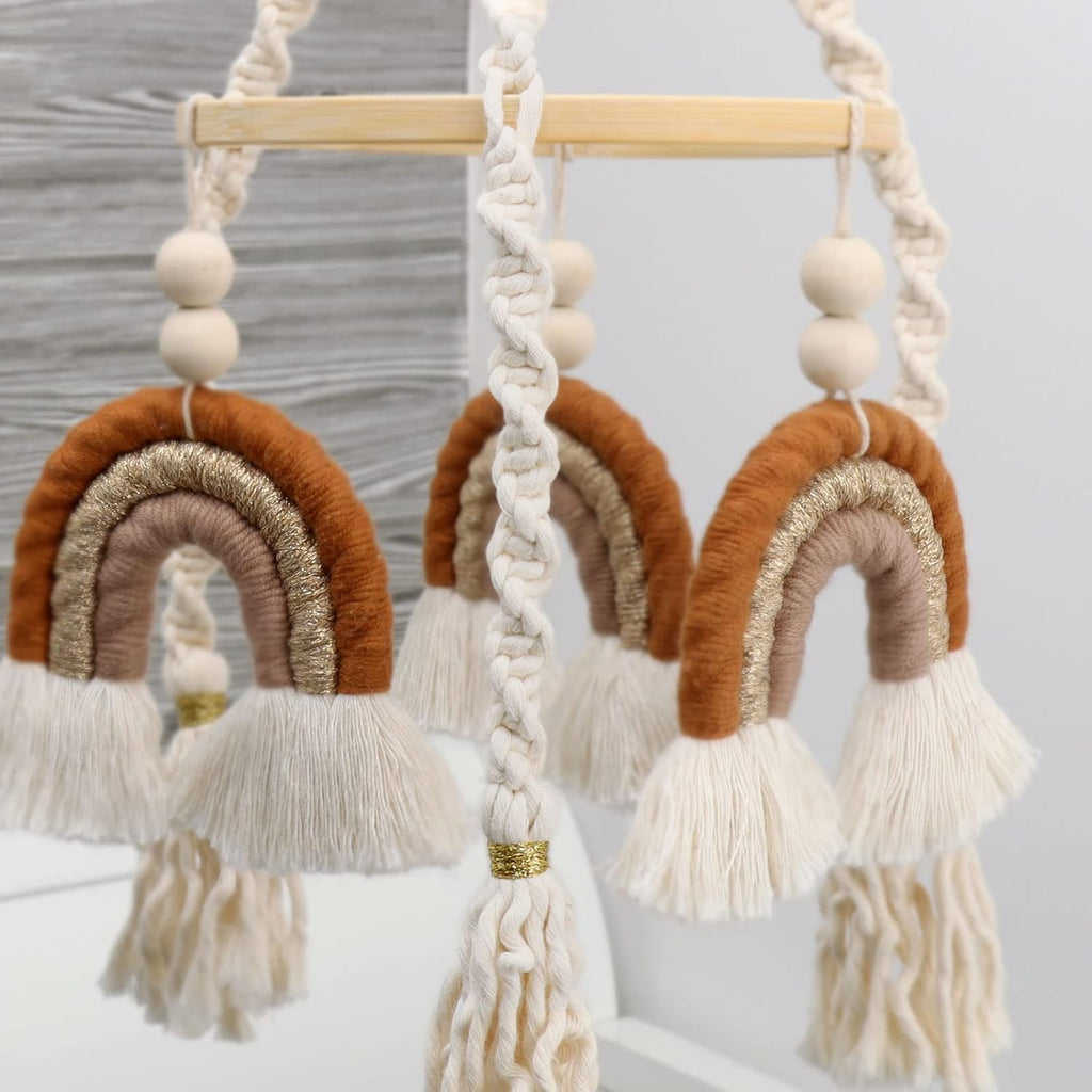 Rainbow Mobile - Handmade Macrame