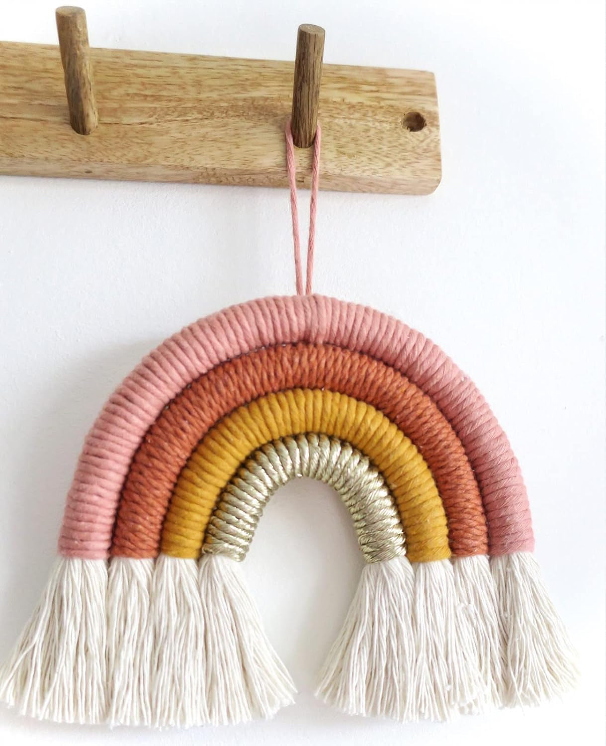 Rainbow Wall Decor - Handmade Macrame