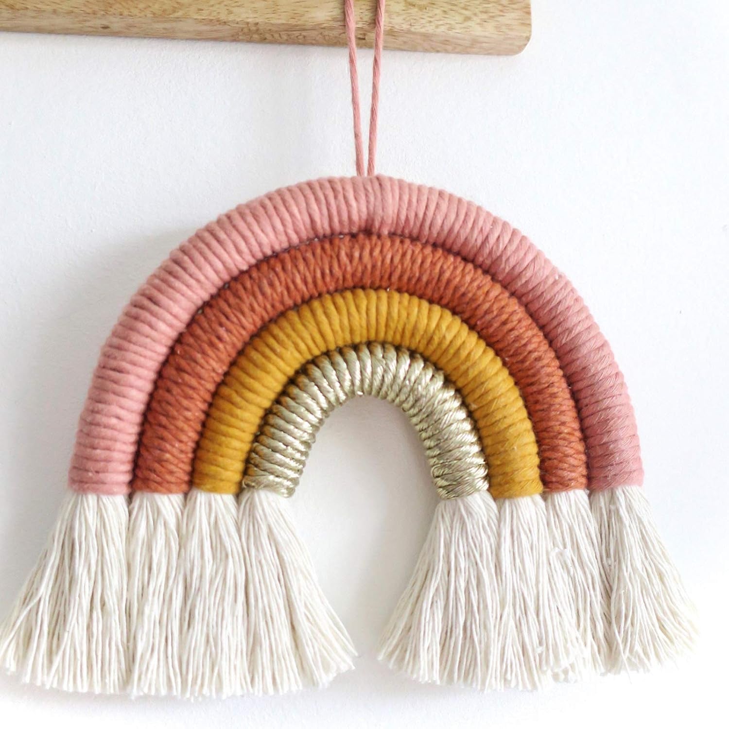 Rainbow Wall Decor - Handmade Macrame