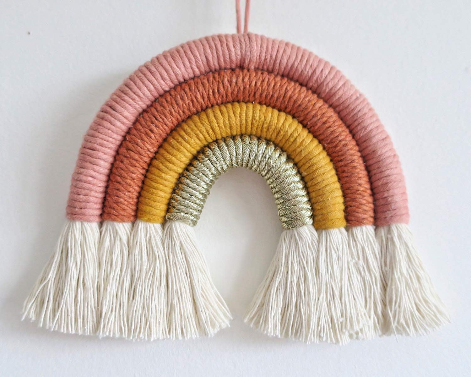 Rainbow Wall Decor - Handmade Macrame